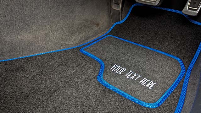 Buy personalised car mats